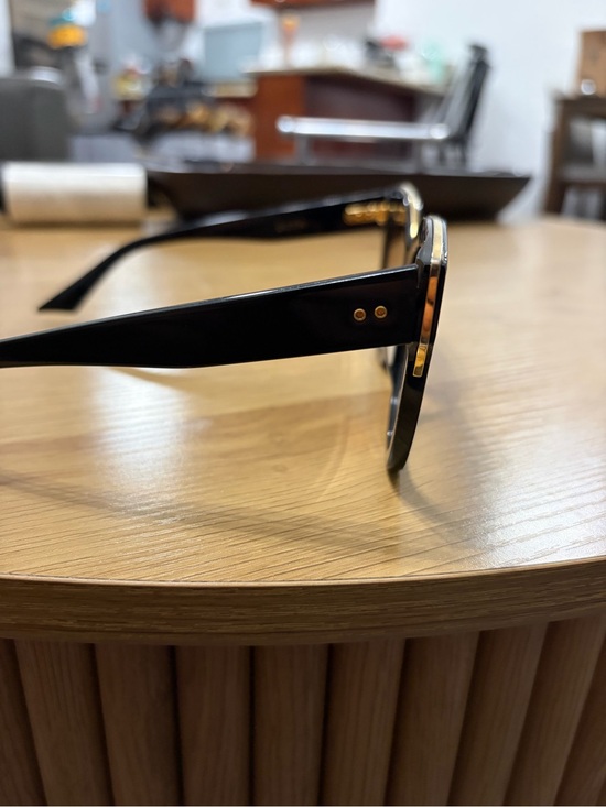 DITA Black Day Tripper Sunglasses with Gold Trim Gradient Lenses Made in Japan main image 9